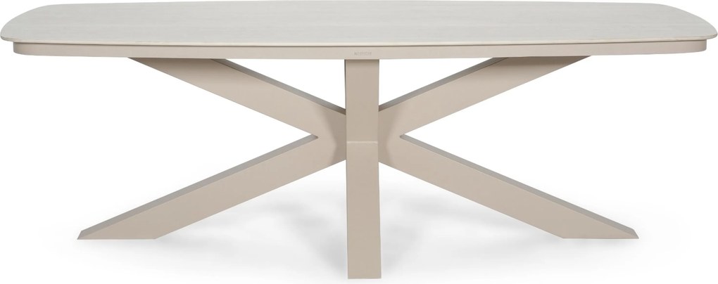 Tuinset 6 personen 220 cm Zand/Beige Lifestyle Garden Furniture Monaco/Belluno