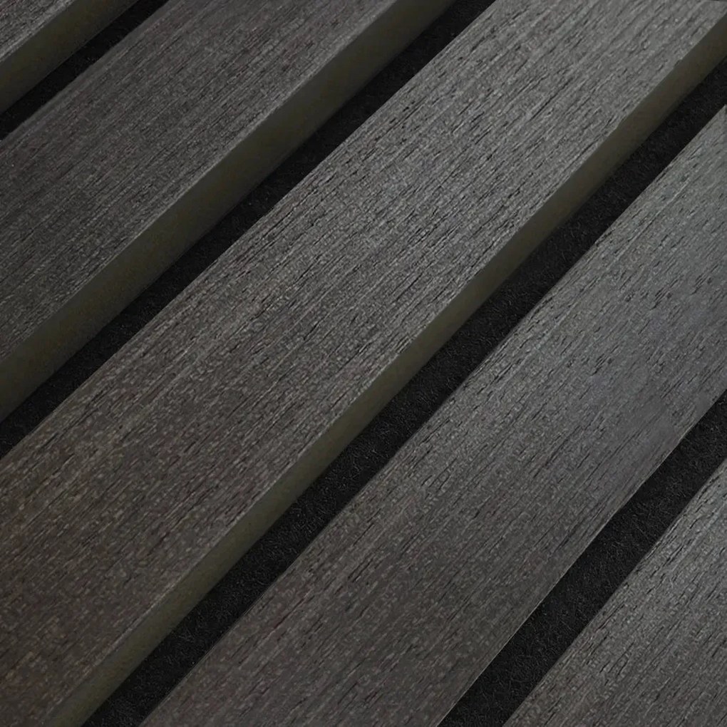 AkuPanel 240 cm Zwart Eiken   - Akoestische panelen