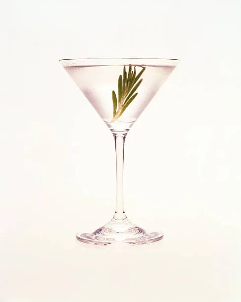 Foto Martini with sprig of rosemary, Jonathan Kantor Studio
