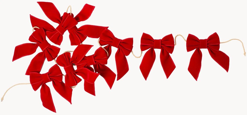 Kerstslinger Bows van fluweel