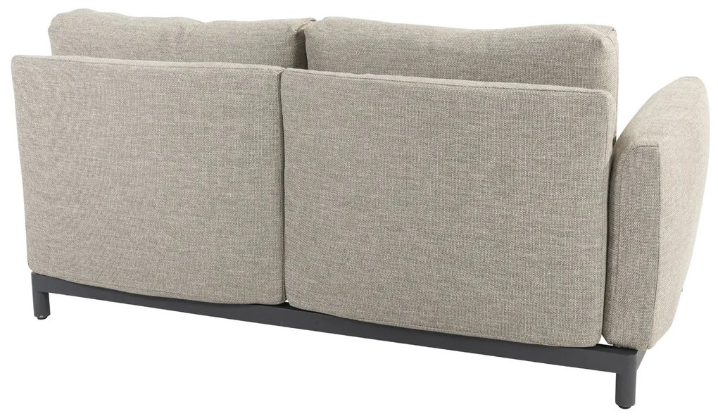 4 Seasons Outdoor Furore loungebank met eiland * SALE *      antraciet weerbestendig