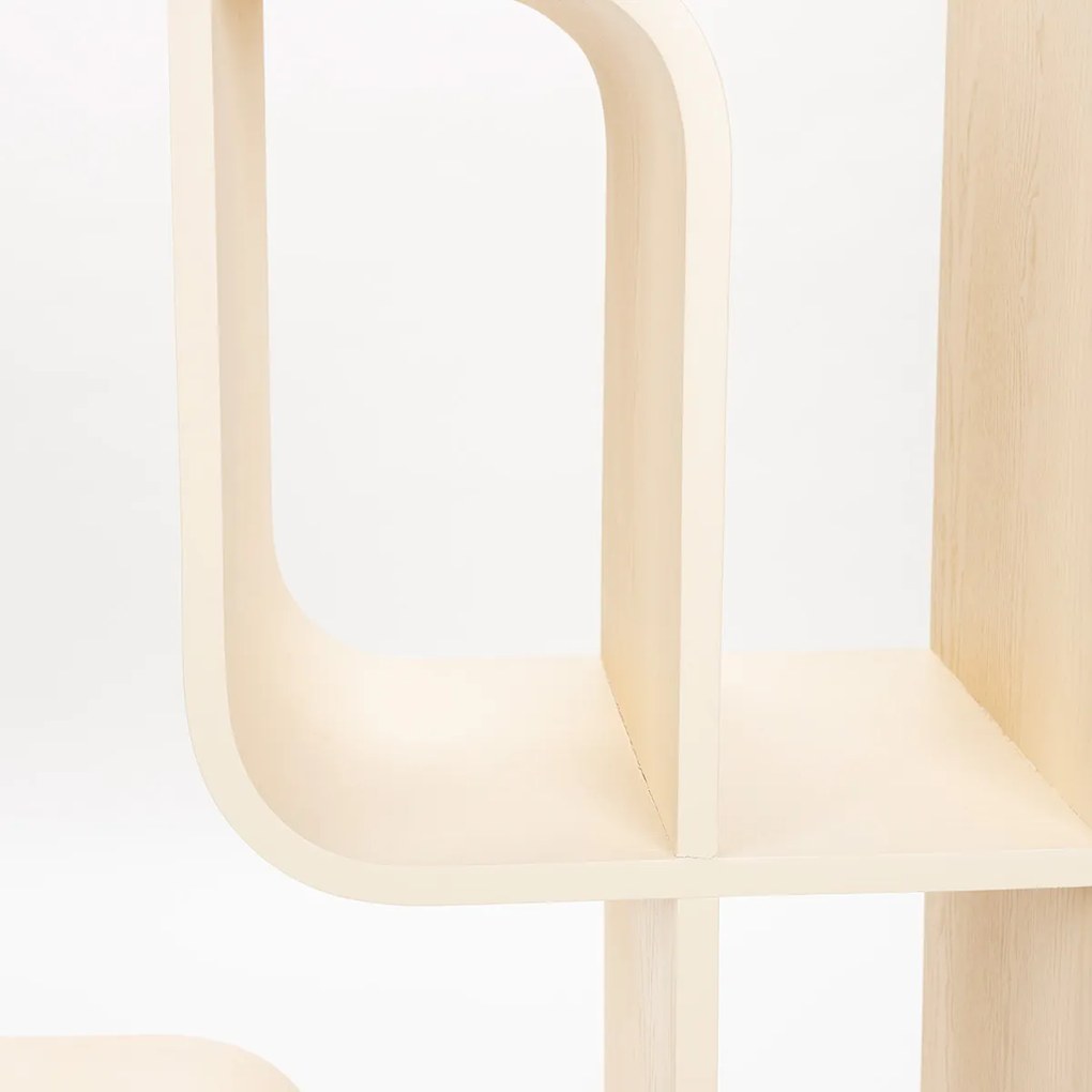 Zuiver Seven Open Kast Roomdivider Beige - 60x35x160cm.