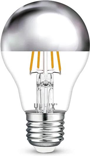 E27 Led Kopspiegel Lamp Capella A60 4,5w 2700k Dimbaar Zilver | LEDdirect.nl
