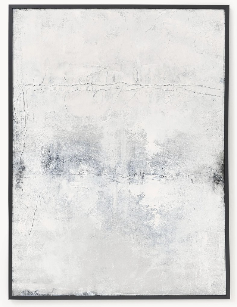 Handbeschilderde ingelijste canvasdoek Simple Living