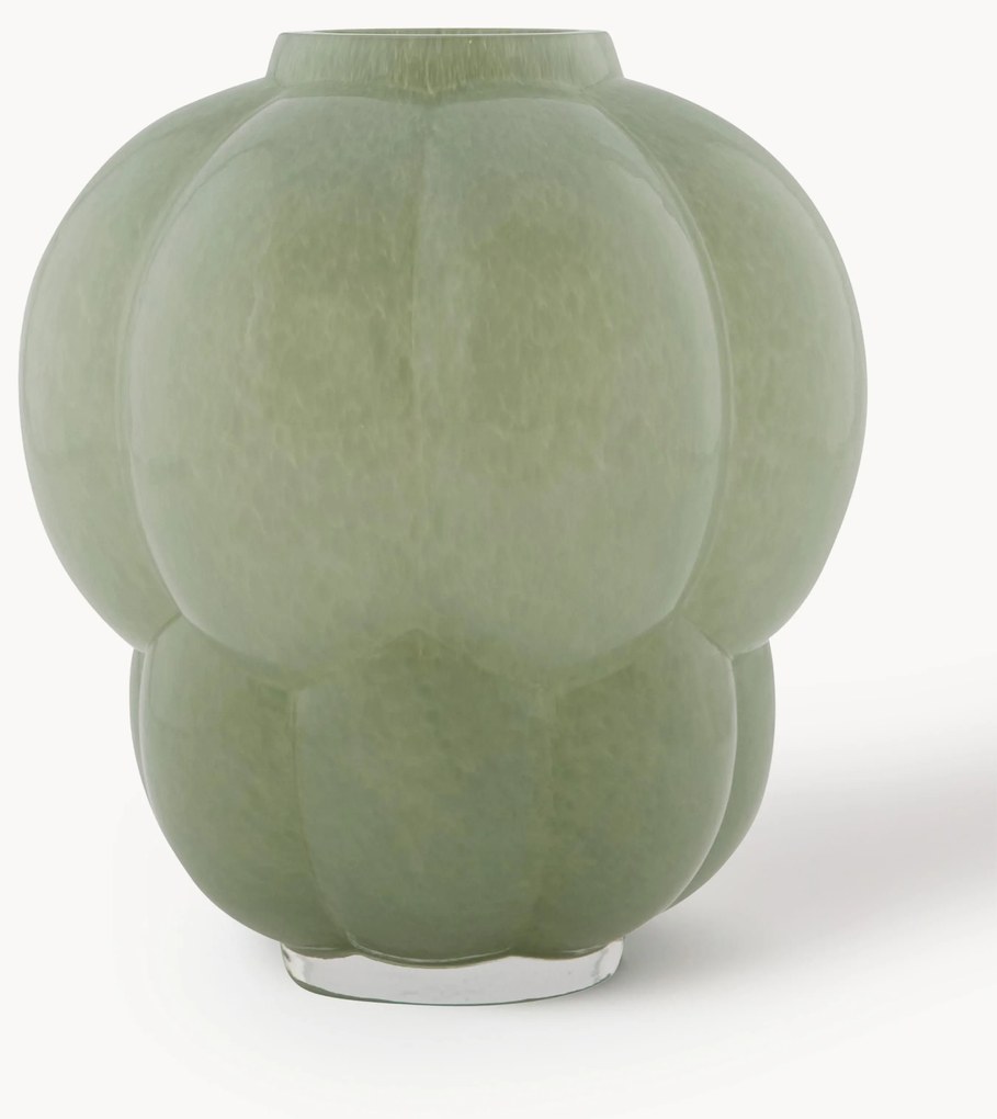 Mondgeblazen glazen vaas Uva, H 22 cm