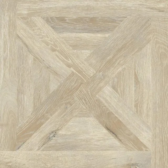 Pavigres Parquet Vloer- en wandtegel 60x60cm 9.2mm gerectificeerd porcellanato Cross Nordic (wit) w17648rt-9,2mm