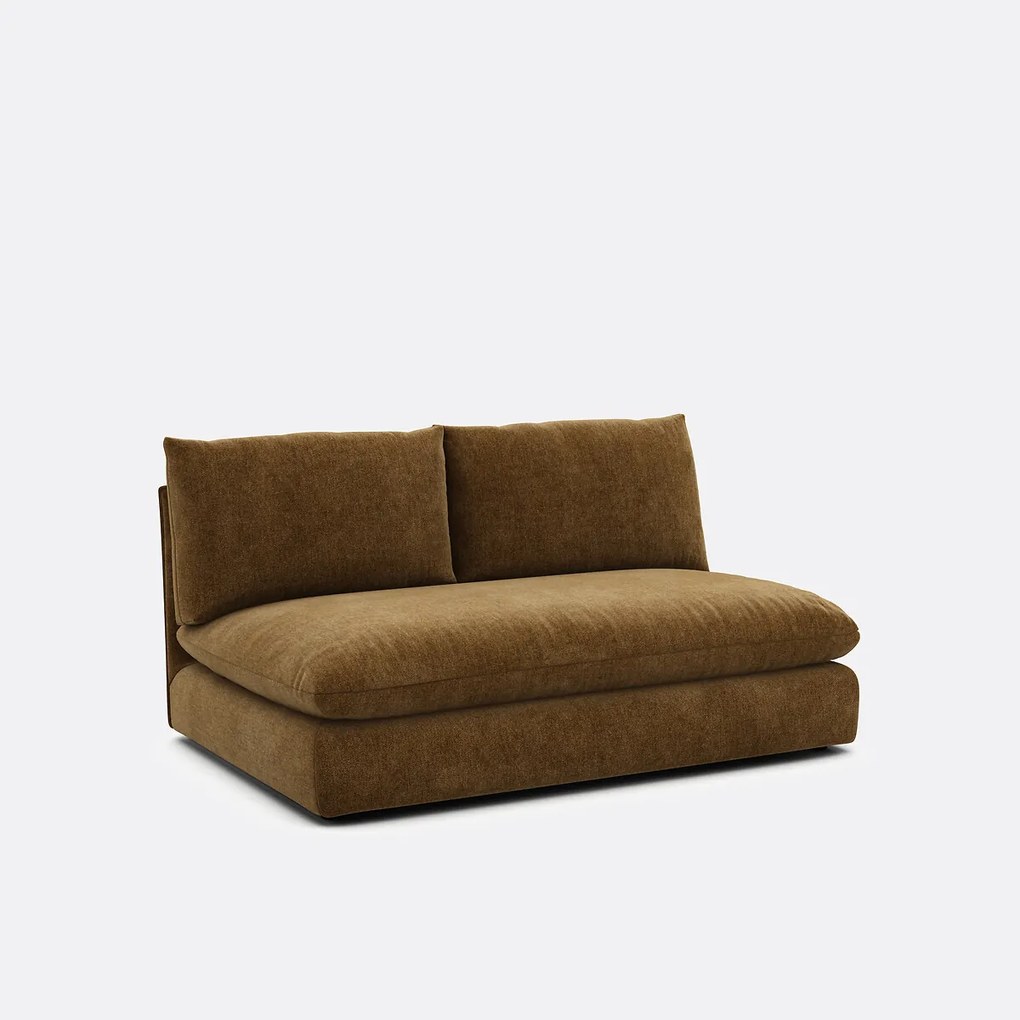 Modulaire 2-zitsbank.gemêleerd polyester, Malo