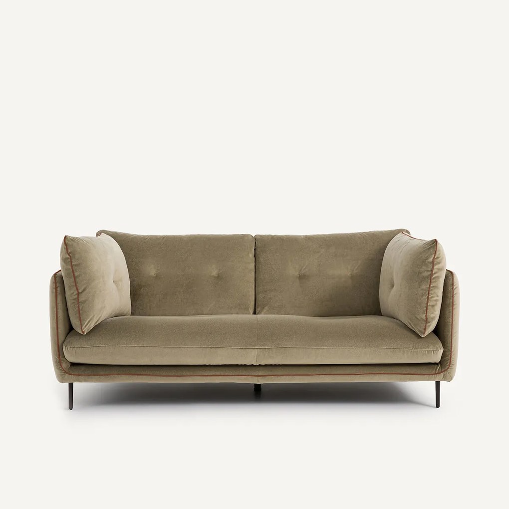 Compacte zetel in linnen fluweel, BOTERO