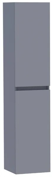 BRAUER Joy badkamerkast - 160x35x35cm - 2 deuren - greeploos - links- of rechtsdraaiend - mat grijs HK-JY160MG