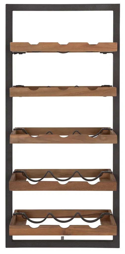DTP Home Winemate Natural Type E Houten Wijnrek - 35x25x75cm.