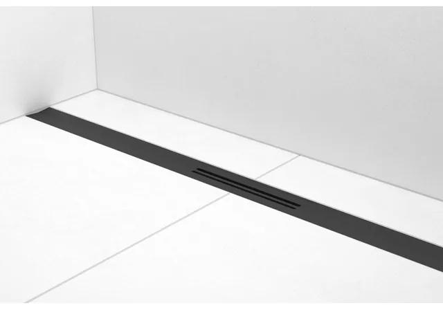 Easy drain R-line Clean Color douchegoot 80cm mat zwart rlced800mb