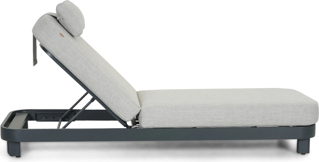 Santika Furniture Santika Nanda Ligbed Aluminium Grijs