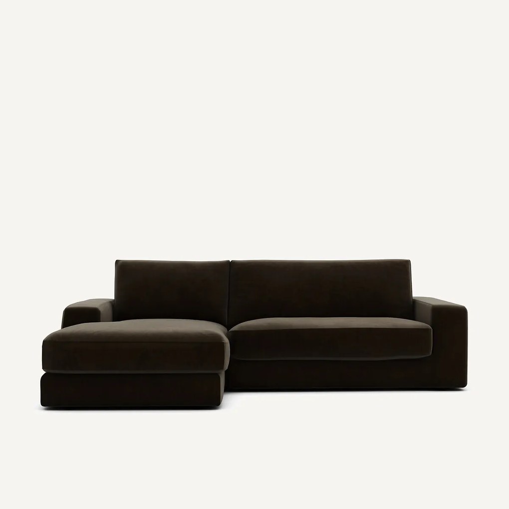 Hoekbank in fluweel, Skander