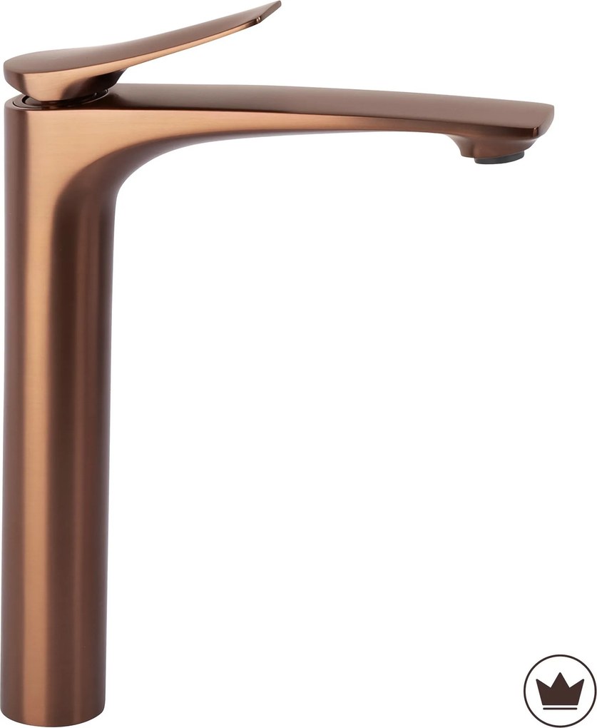 Wastafelkraan PREMIUM Rea Vision Brush Copper High