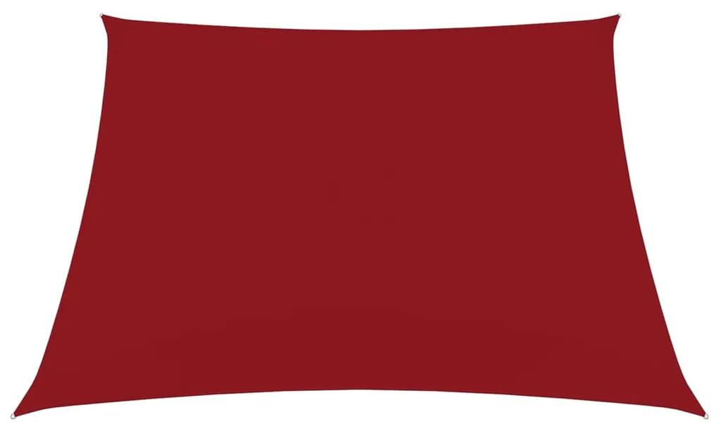 vidaXL Zonnescherm vierkant 4,5x4,5 m oxford stof rood