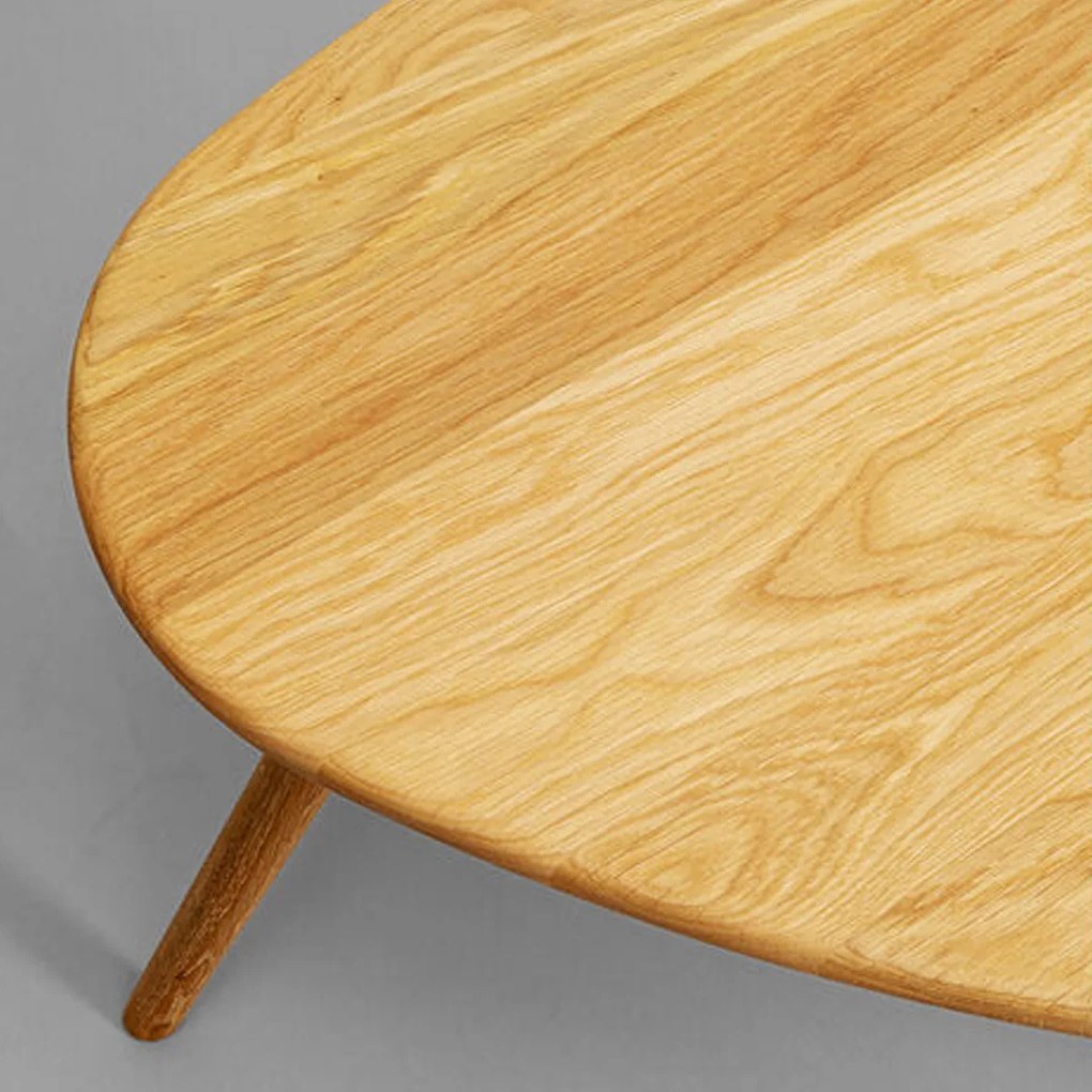 Kare Design Vigo Eiken Salontafel Organisch - 90 X 62cm.