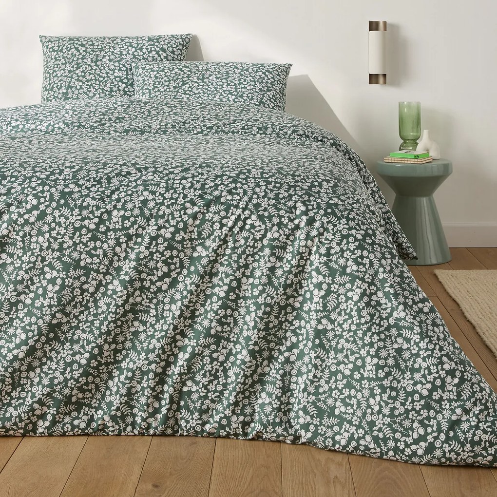 Bedset in katoen, rechthoekige kussensloop, Glynis