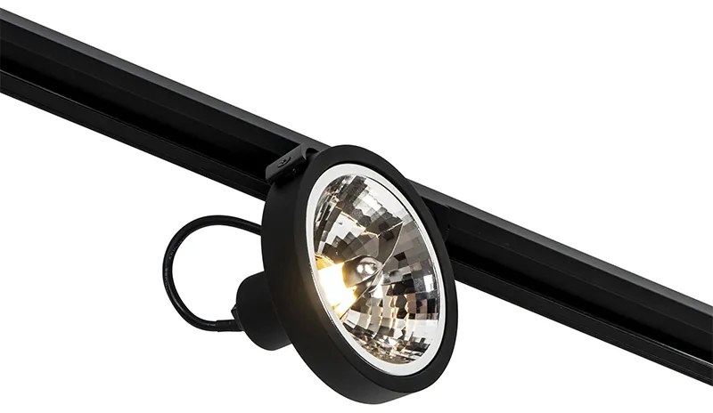 RailSpot / Opbouwspot / Plafondspot 1-fase zwart - Iconic Go Modern G9 rond Binnenverlichting Lamp