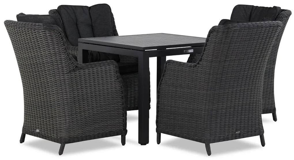 Garden Collections Buckingham/Concept 90 cm dining tuinset 5-delig
