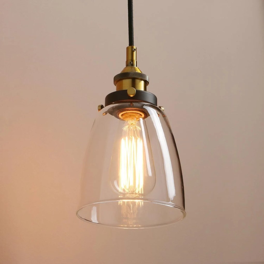 Hangende glazen plafondlamp Verto D APP048-1CP