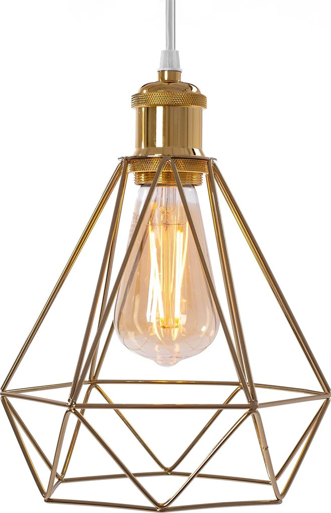 HANGLAMP DIAMOND Licht Goud 392197