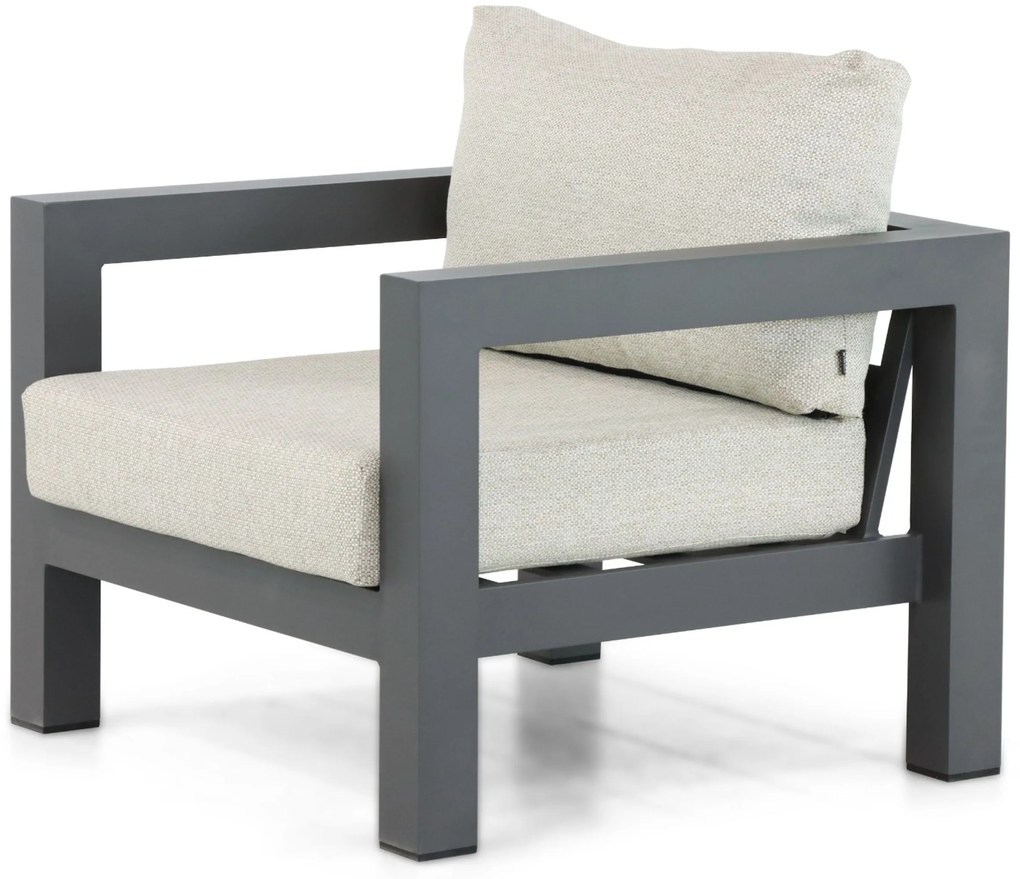 Tuinstoel Aluminium Grijs-antraciet Lifestyle Garden Furniture Luca