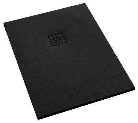Aco Showerdrain douchevloer - 90x160x4.0cm - antislip - mat zwart 914127