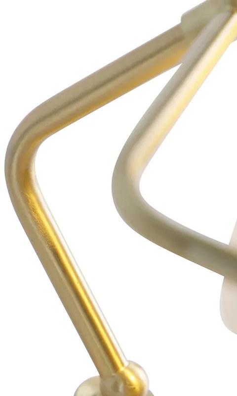 Klassieke notarislamp goud met opaal glas - Banker