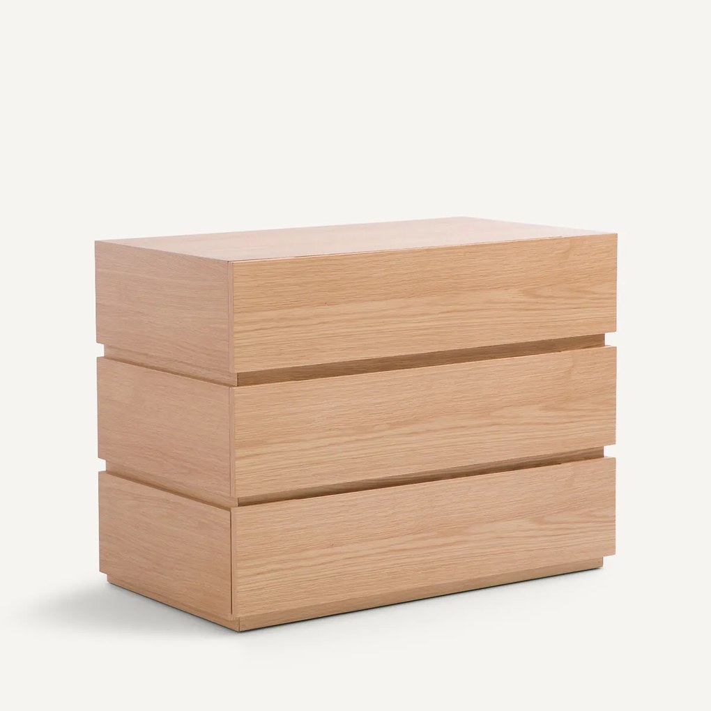 Ladekast voor modulaire garderobekast in eikenfineer, EVORIA