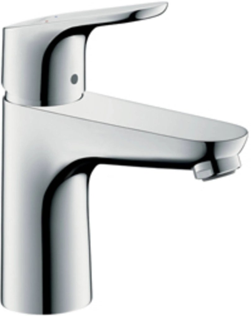 Hansgrohe Focus wastafelkraan met waste Chroom