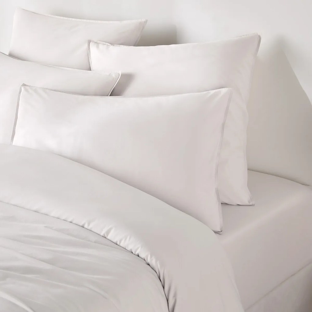 Effen hoeslaken in gewassen katoen, omslag 30 cm, Scenario