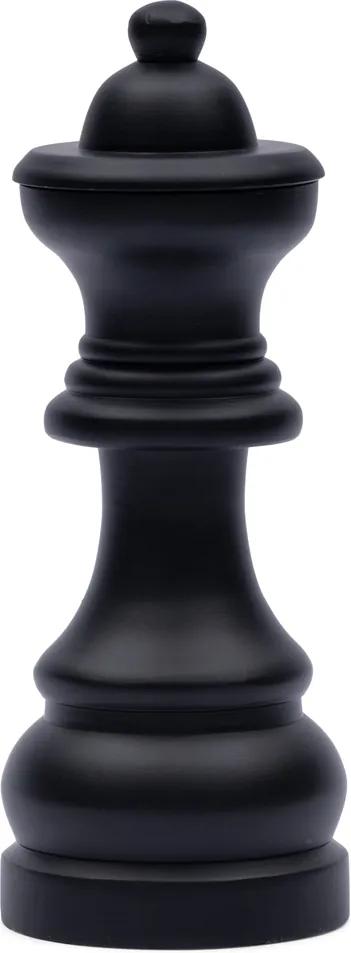 Rivièra Maison - Chess Play Queen Candle Holder - Kleur: zwart