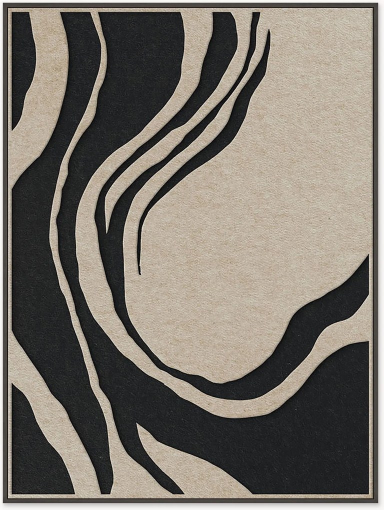 Akoestische wanddecoratie Sacred Silence met houten frame