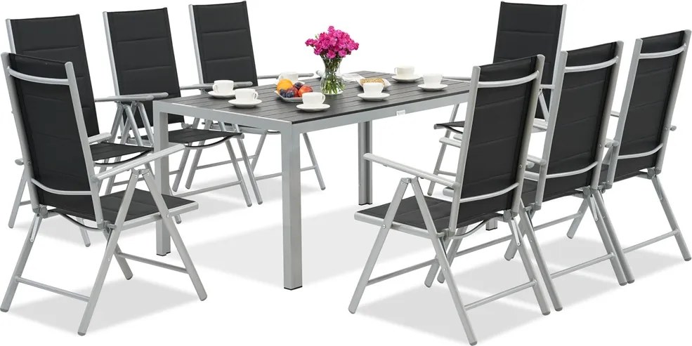 Polywood Verona aluminium tuinset voor 8 personen Tuinpunt