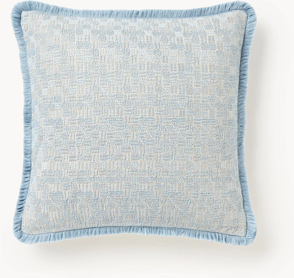 Kussenhoes Kirana met franjes