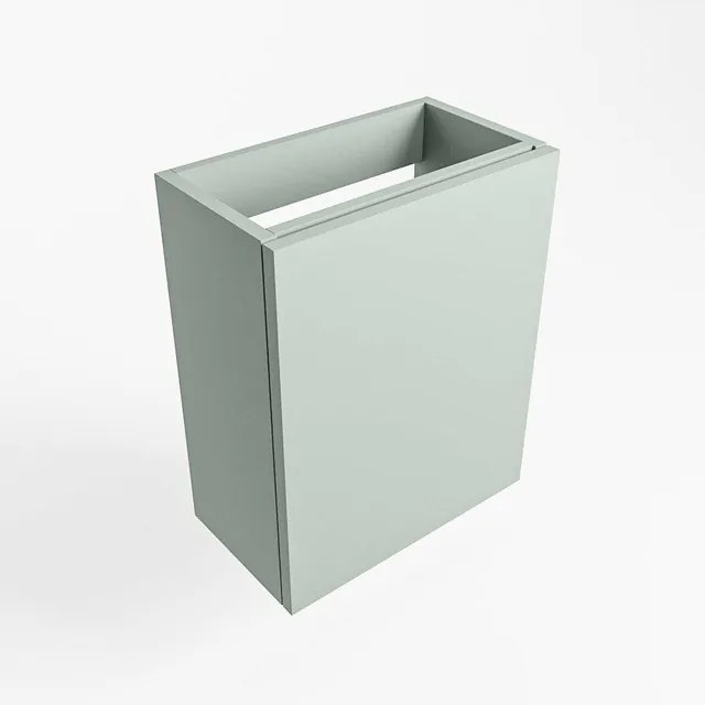 Mondiaz FOWY fonteinonderkast - 40x22x50cm - 1 deur - push to open - softclose - Greey FOWYTO40Gre1D