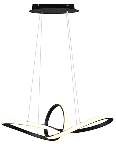 Eettafel / Eetkamer Design hanglamp zwart incl. LED 3-staps dimbaar - Levi Design Binnenverlichting Lamp