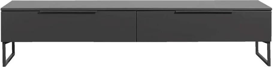 Tv-dressoir Malaga - antraciet/zwart - 43x190x48 cm - Leen Bakker