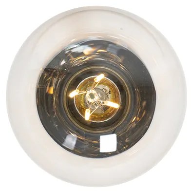 Set van 6 Moderne inbouwspot zwart - Insight