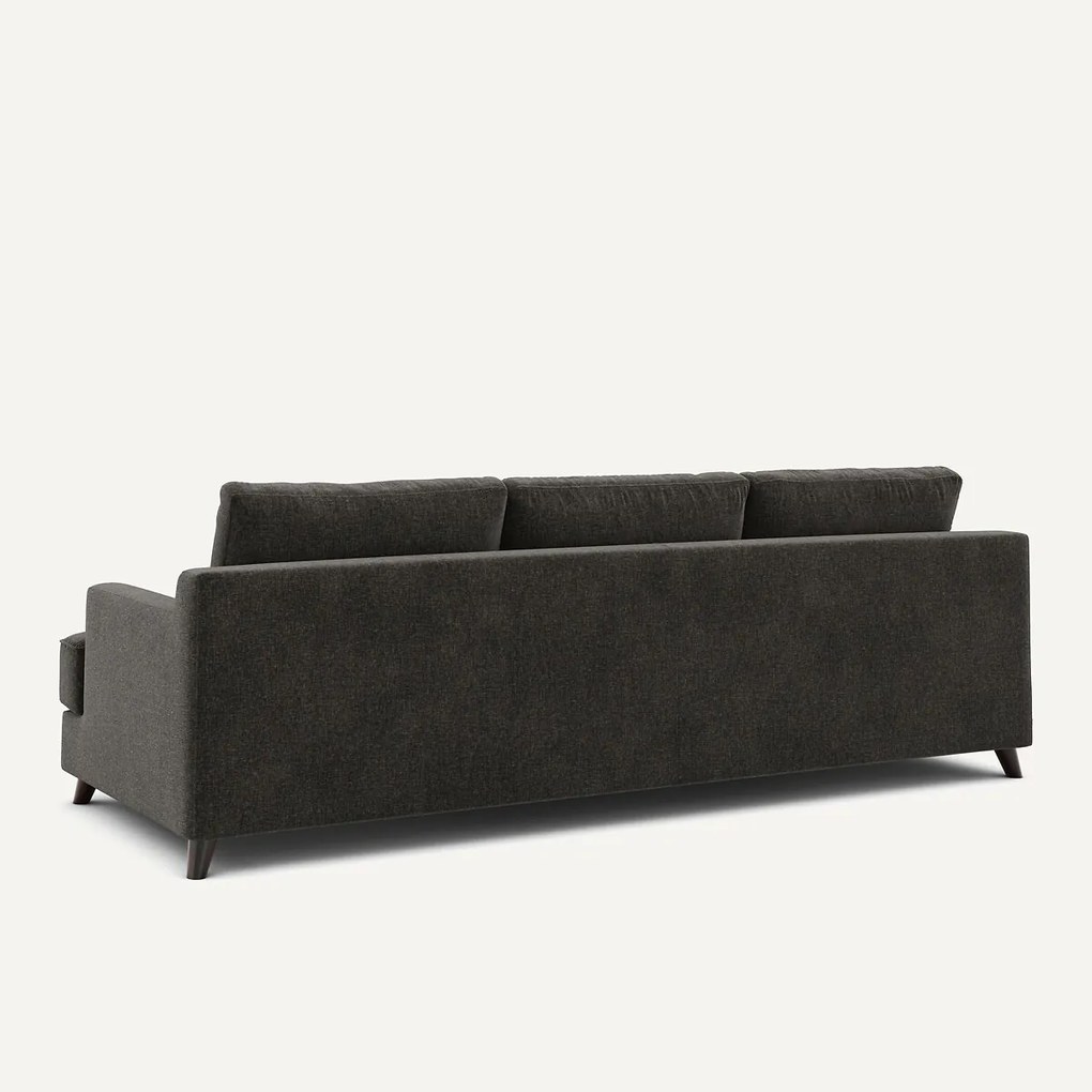 Sofa 3- of 4-zits, chenille fluweel, Alwine