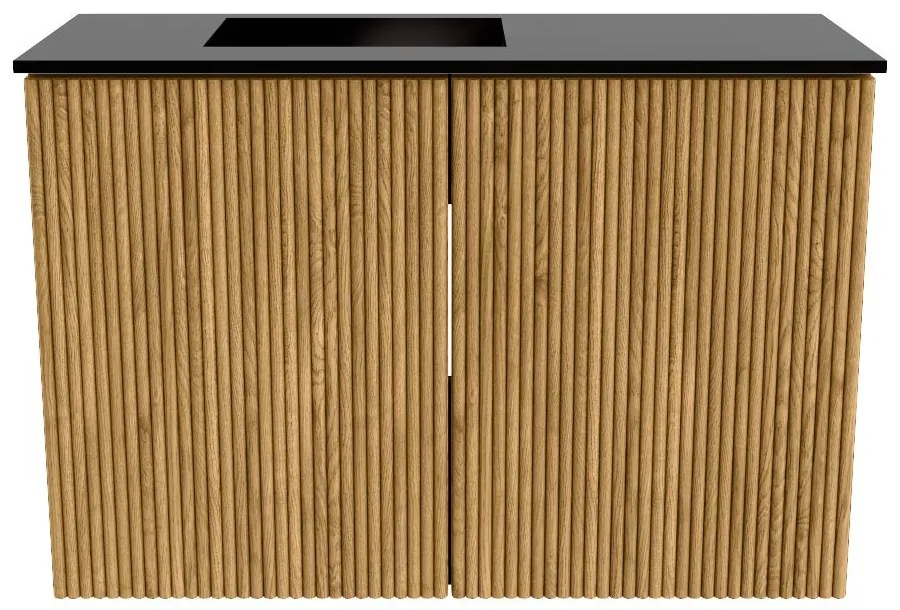 Mondiaz Joya 60cm toiletmeubel oak met wastafel faye links 1 kraangat urban