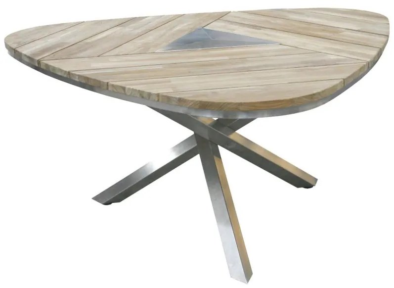 4 Seasons Outdoor | Maison triangle table  Tuintafel    houtkleur weerbestendig