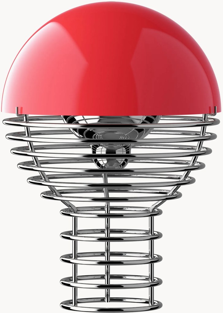 Kleine dimbare LED tafellamp Wire, Design Verner Panton