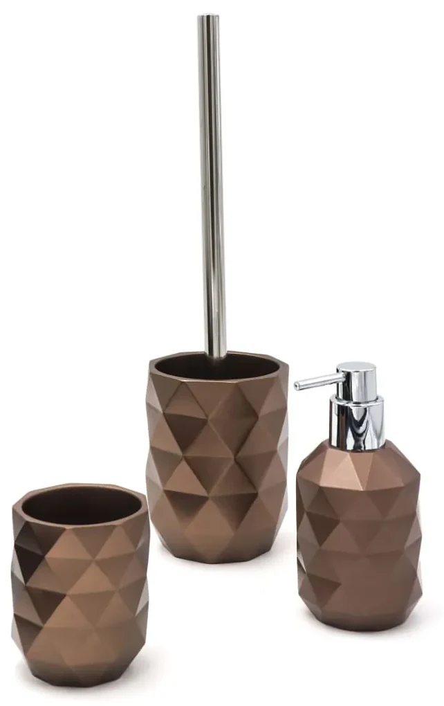 RIDDER Toiletborstel Joyce metallic donkerbruin