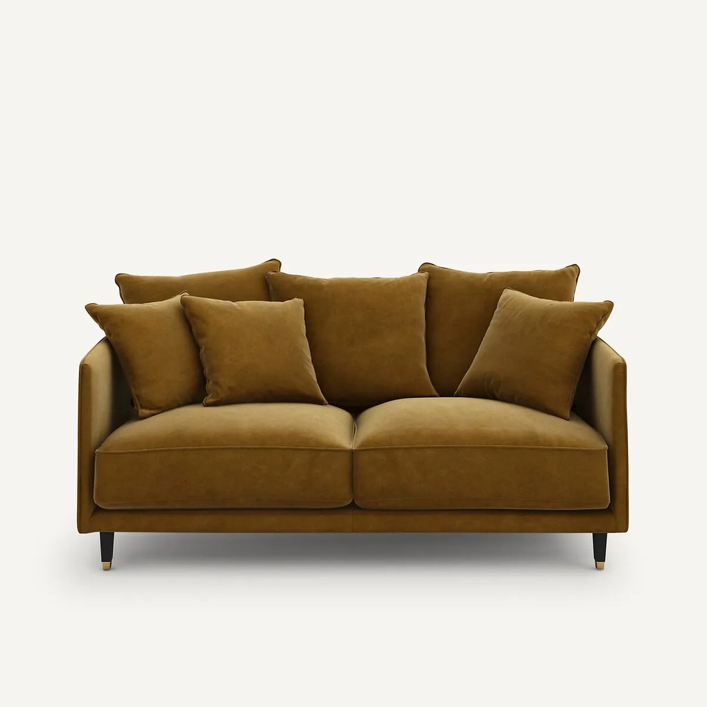 3-zits compacte fluwelen zetel, Lazare