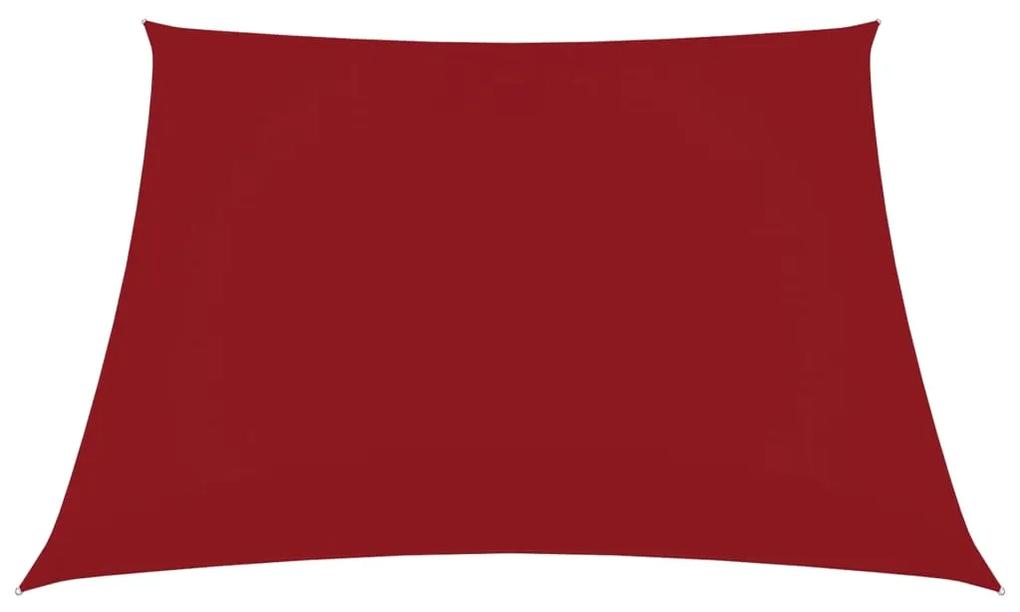vidaXL Zonnescherm vierkant 7x7 m oxford stof rood