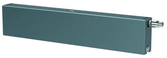Stelrad Planar Plinth D paneelradiator 20x140cm type 33 1268watt 6 aansluitingen Staal Wit glans 149023314