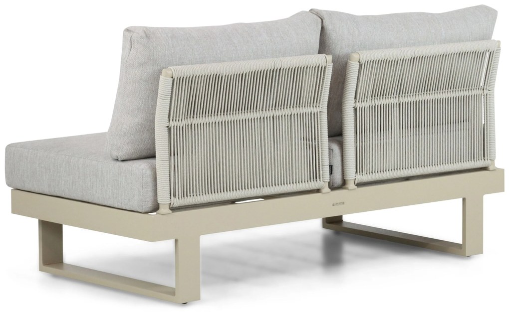Hoek loungeset 5 personen Aluminium Taupe  Lifestyle Garden Furniture Lorenzo