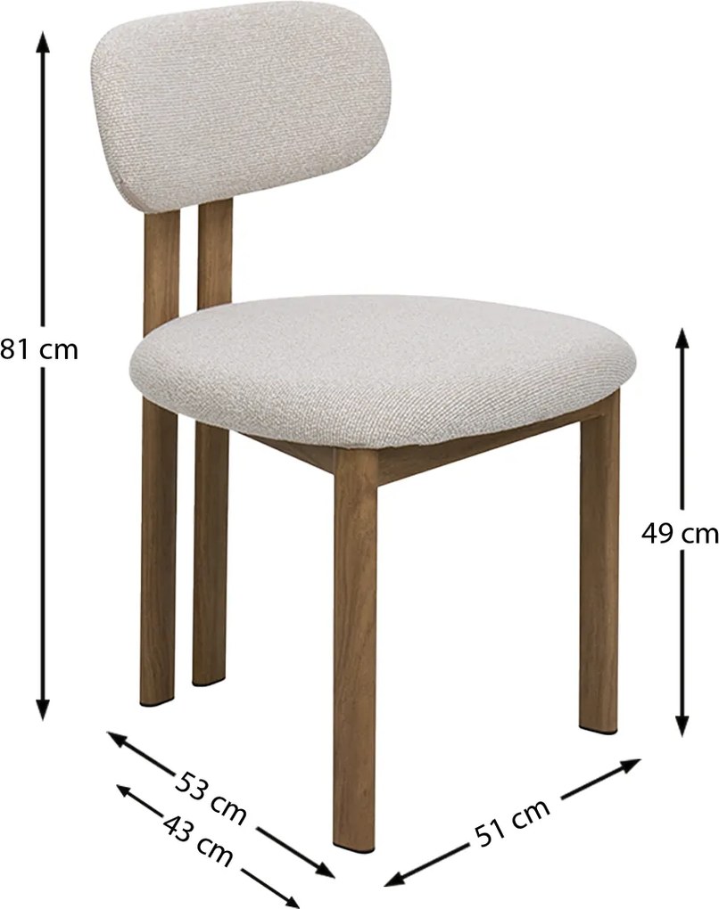Wabi Sabi Eetkamerstoel Naturel