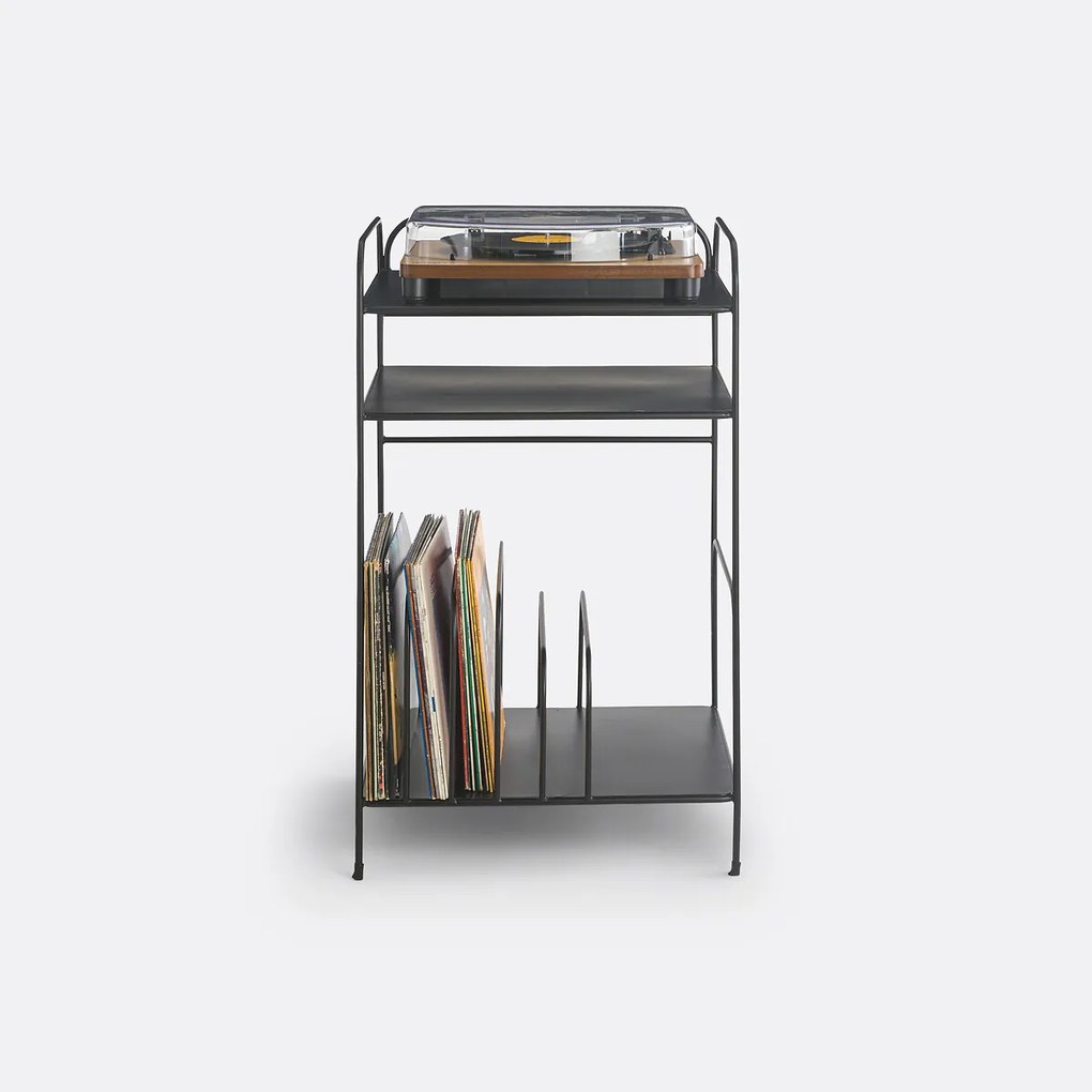 Kleine stalen vinyl kast, Miva